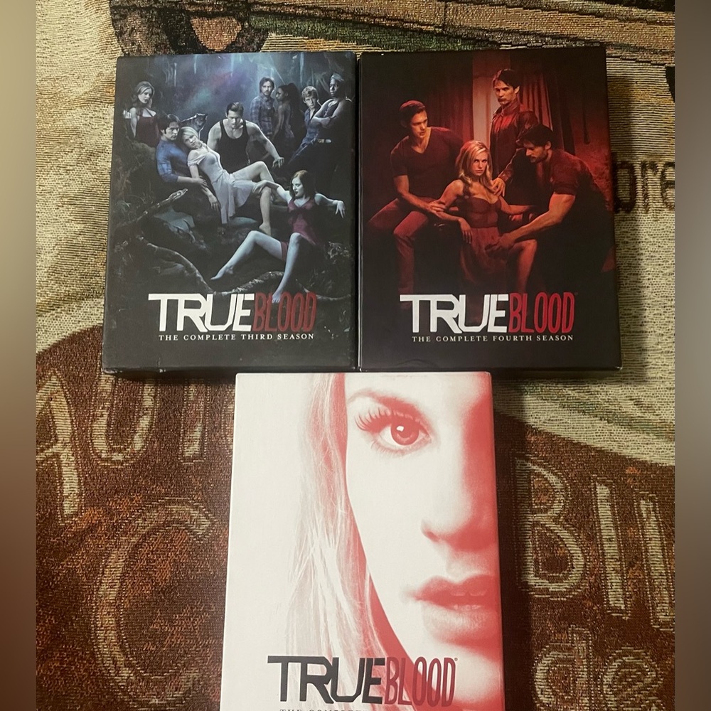 TRUE BLOOD Seasons 3,4,5 DVD Box Sets Complete 3rd, 4th, 5th